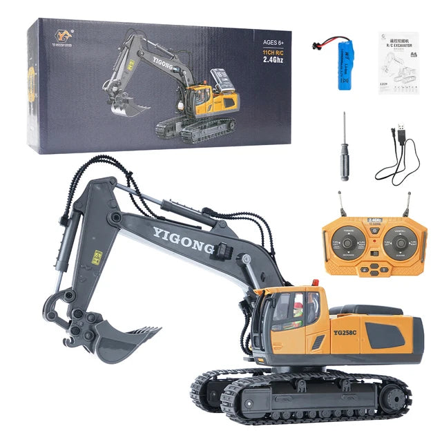 Excavadora RC 1:20 – Diversión realista con control remoto